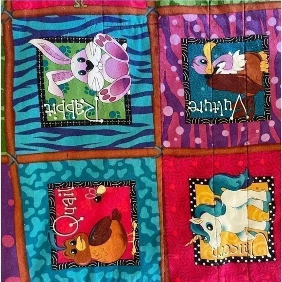 Handmade Pretend Play City Small Town Parking Cars Street Fun Kids Cotton Rug - Picture 7 of 7